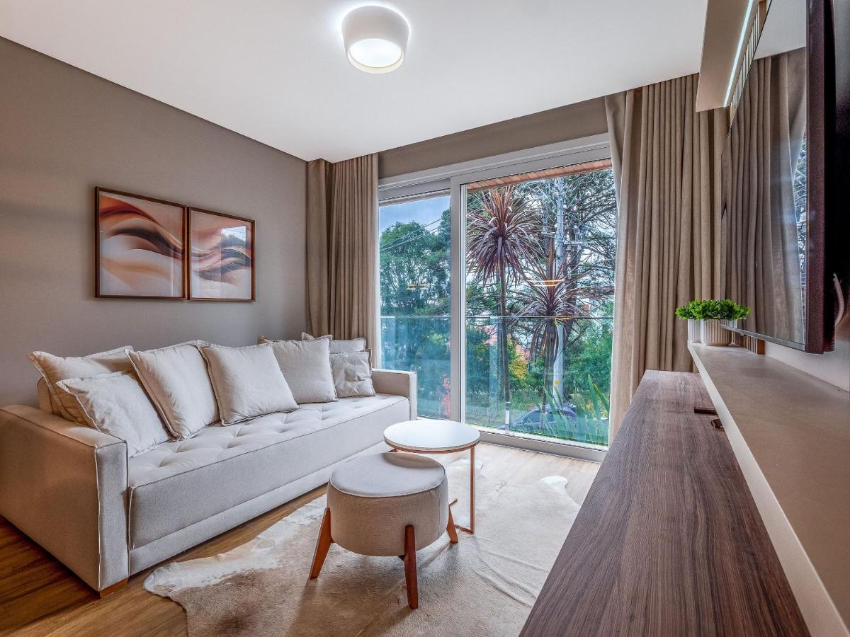 Appartamento Alpes Da Montanha 203 - Ap Novo Junto Ao Centro De Gramado + Garagem Esterno foto