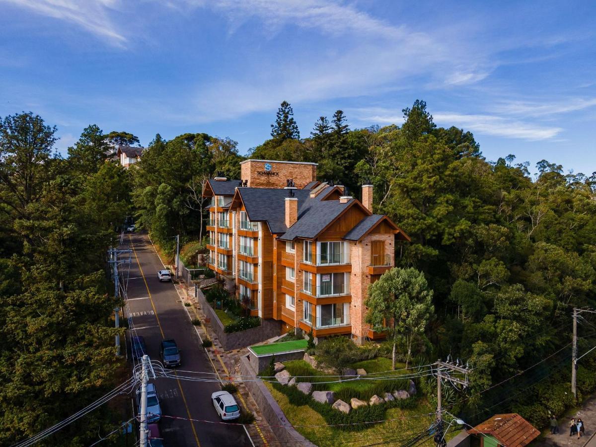 Appartamento Alpes Da Montanha 203 - Ap Novo Junto Ao Centro De Gramado + Garagem Esterno foto